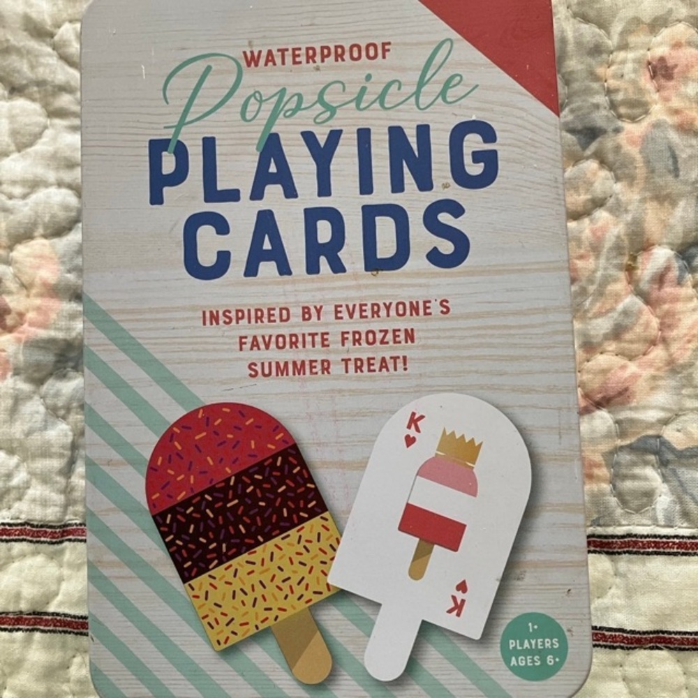 Waterproof Popsicle Playing Cards